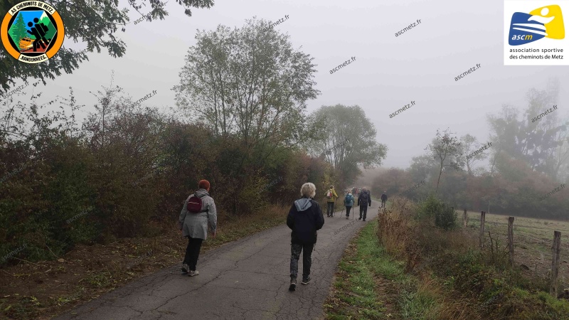 L'ASCM Randonne dans le brouillard