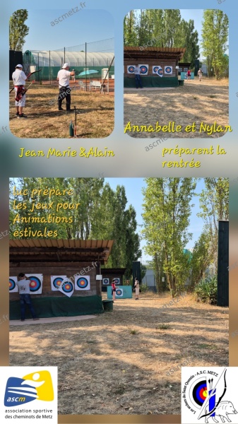 Les archers préparent la rentrée