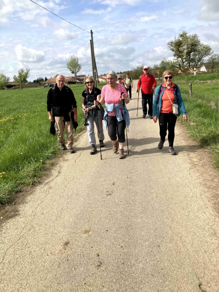 Les randonneurs affronte le soleil