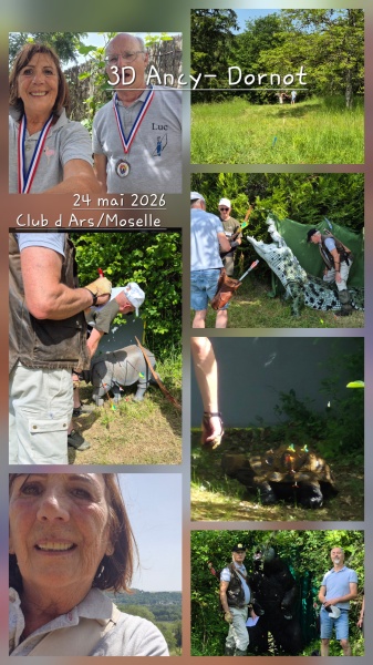 Deux vice-champions au Départemental 3D à Ancy‑Dornot
