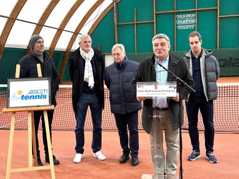 Lancement du Tournoi ATP 125 de Metz
