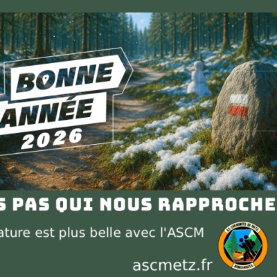 Bonne année sportive à toutes et à tous avec l'ASCM Randonnées